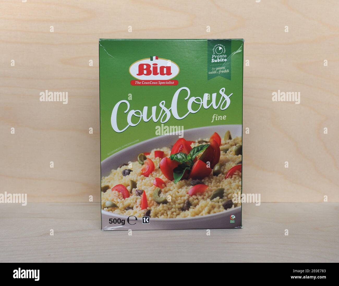 FERRARA, ITALY - CIRCA DECEMBER 2020: Bia couscous packet Stock Photo -  Alamy