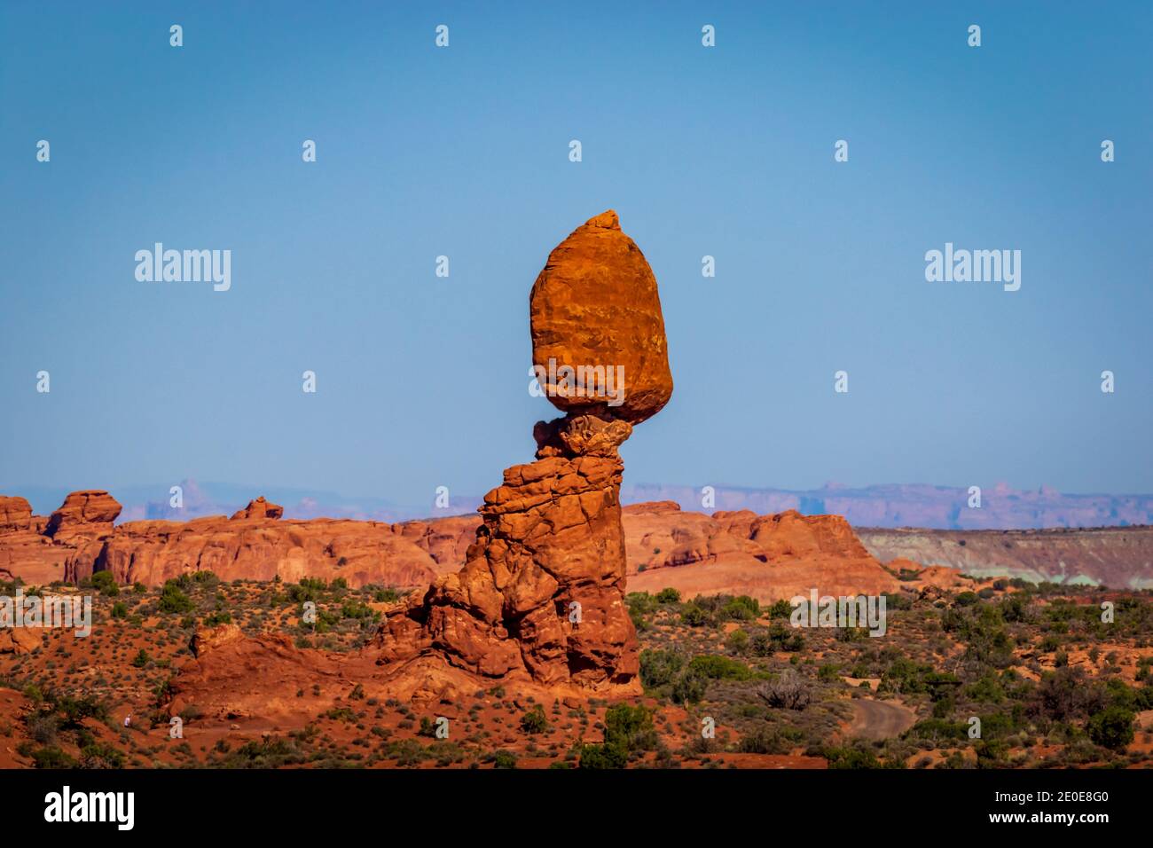 Famous balanced rock in arches hi-res stock photography and images - Alamy