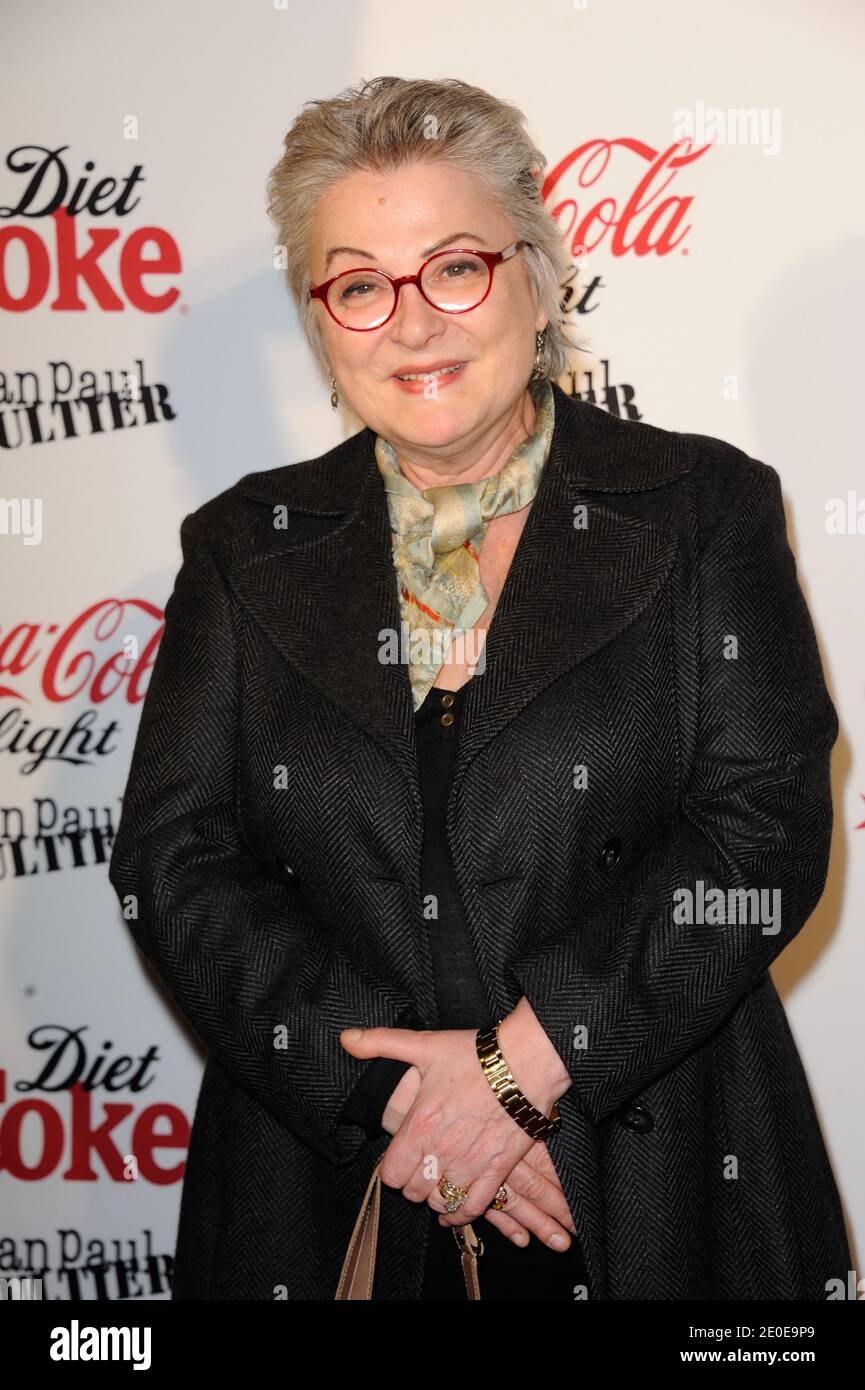 Josiane Balasko attending the New Coca Cola light bottle designed by Jean-Paul Gaultier launch party held at the Trianon in Paris, France on April 12, 2012. Photo by Alban Wyters/ABACAPRESS.COM Stock Photo