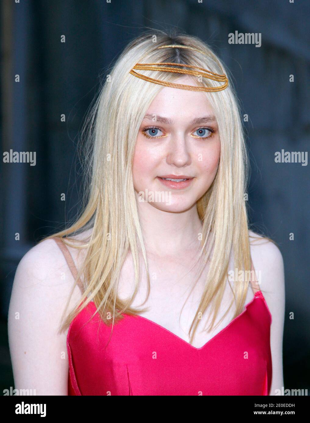 Dakota Fanning attends the Vanity Fair Party at the State Building in New  York City, NY, USA on April 17, 2012. Photo by Donna Ward/ABACAPRESS.COM  Stock Photo - Alamy