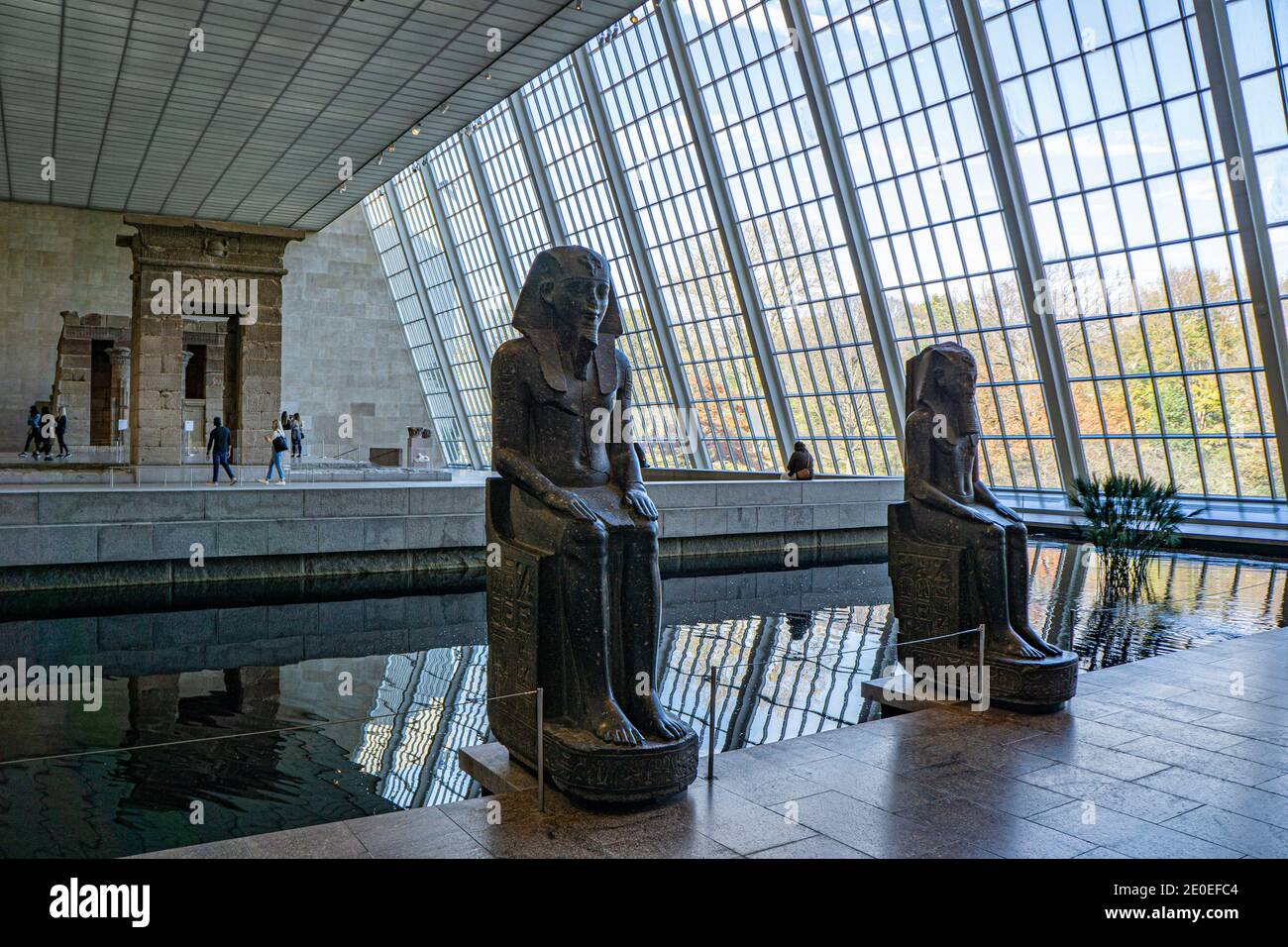 Temple of Dendur, Metropolitan Museum of Art, New York City, New York, USA Stock Photo