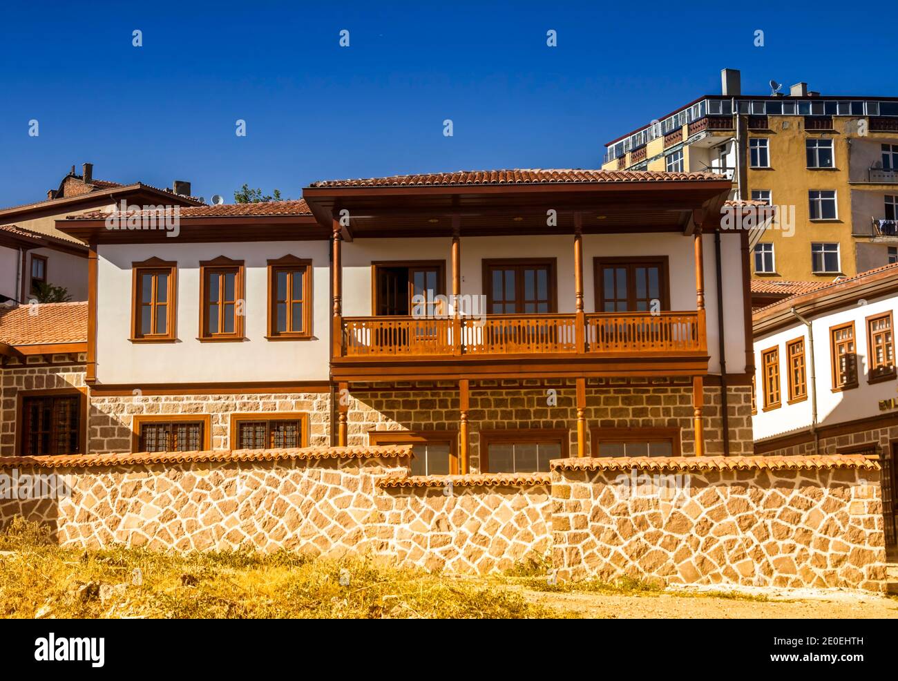 traditional Turkish houses in Ankara, Turkey Stock Photo Alamy