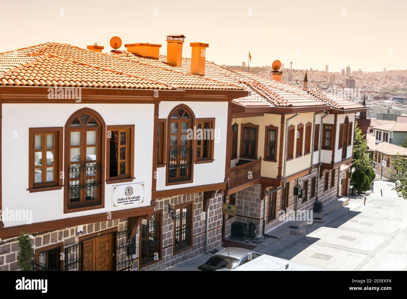 traditional Turkish houses in Ankara, Turkey Stock Photo Alamy