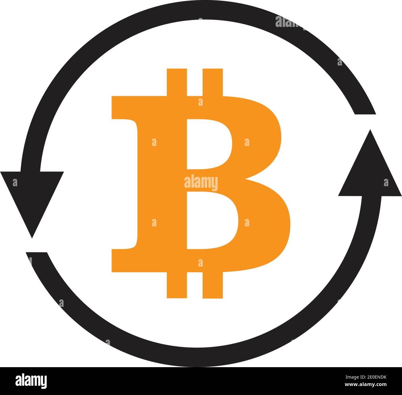 Bitcoin icon vector illustration design Stock Vector