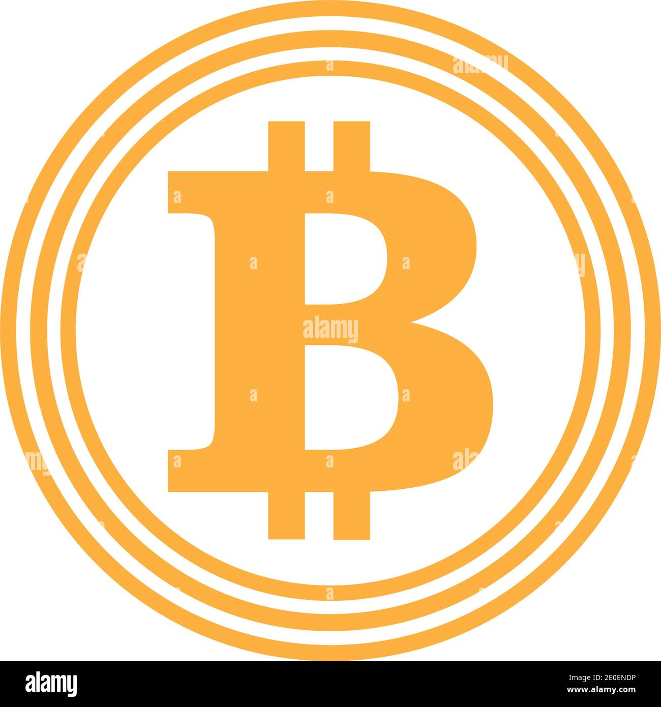 Bitcoin icon vector illustration design Stock Vector Image & Art - Alamy