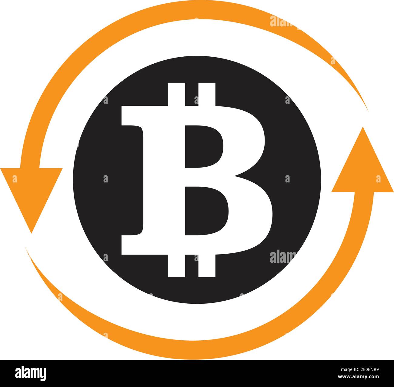 Bitcoin icon vector illustration design Stock Vector Image & Art - Alamy