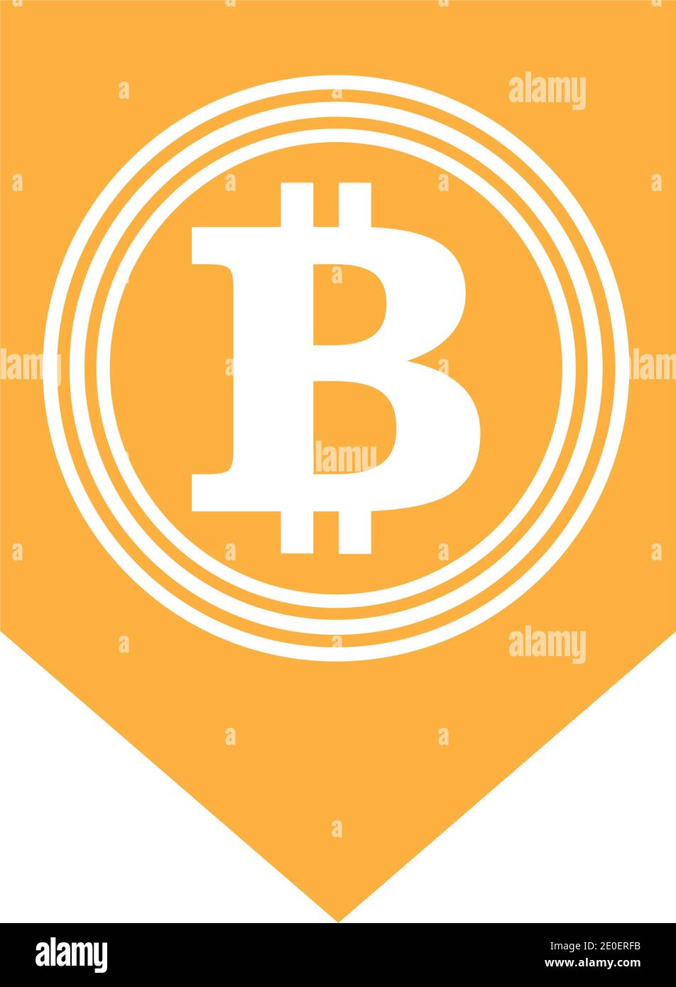 Bitcoin icon vector illustration design Stock Vector