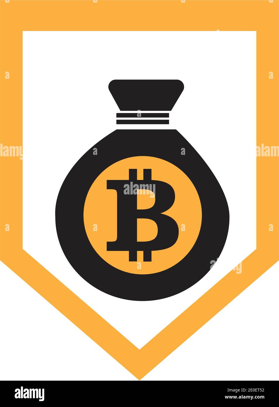 Bitcoin icon vector illustration design Stock Vector Image & Art - Alamy