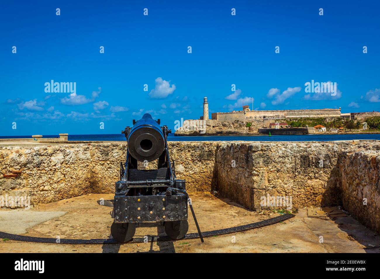 Morro Castle (Castillo del Morro) and lighthouse across Havana harbor