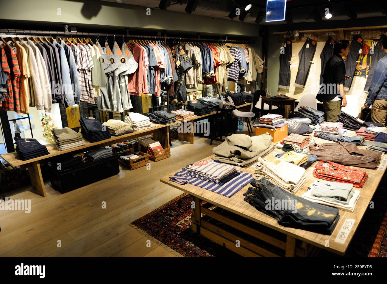 New Levis Store opening party in Paris, France, on May 10, 2012. Photo by  Alban Wyters/ Stock Photo - Alamy