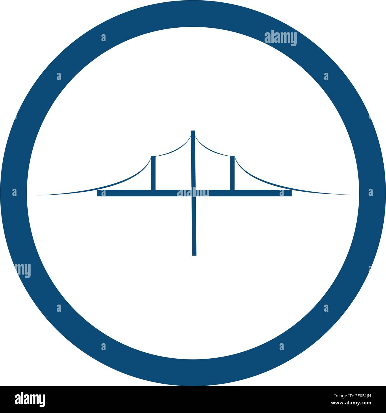 Bridge Logo Template vector icon illustration design Stock Vector Image ...