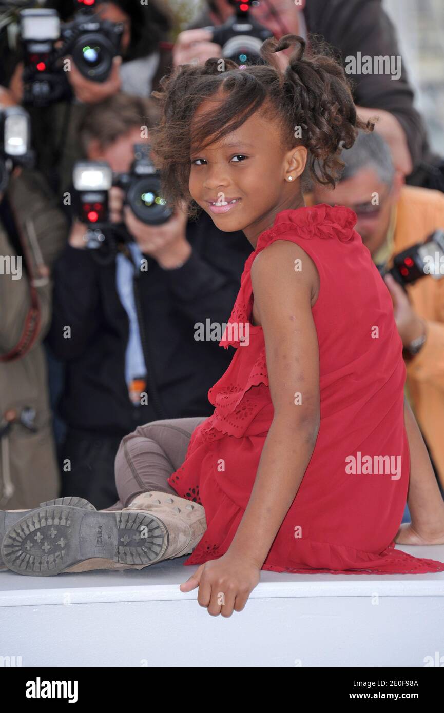 Actress Quvenzhane Wallis posing during the photocall of &lsquo;Beasts of the