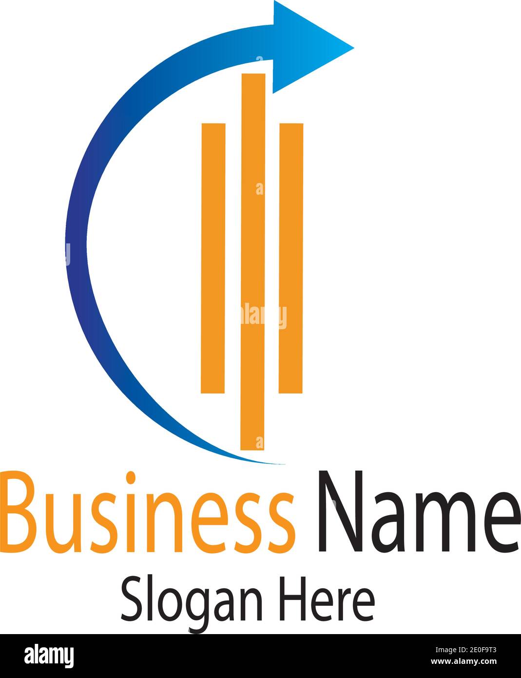 Business finance logo and symbols vector concept illustration Stock ...