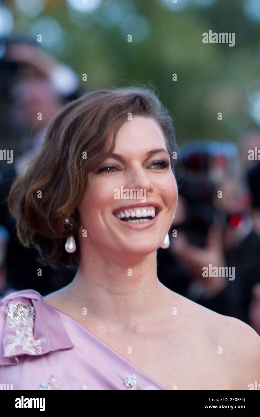 Milla Jovovich attending the 'On The Road' Premiere during the 65th ...