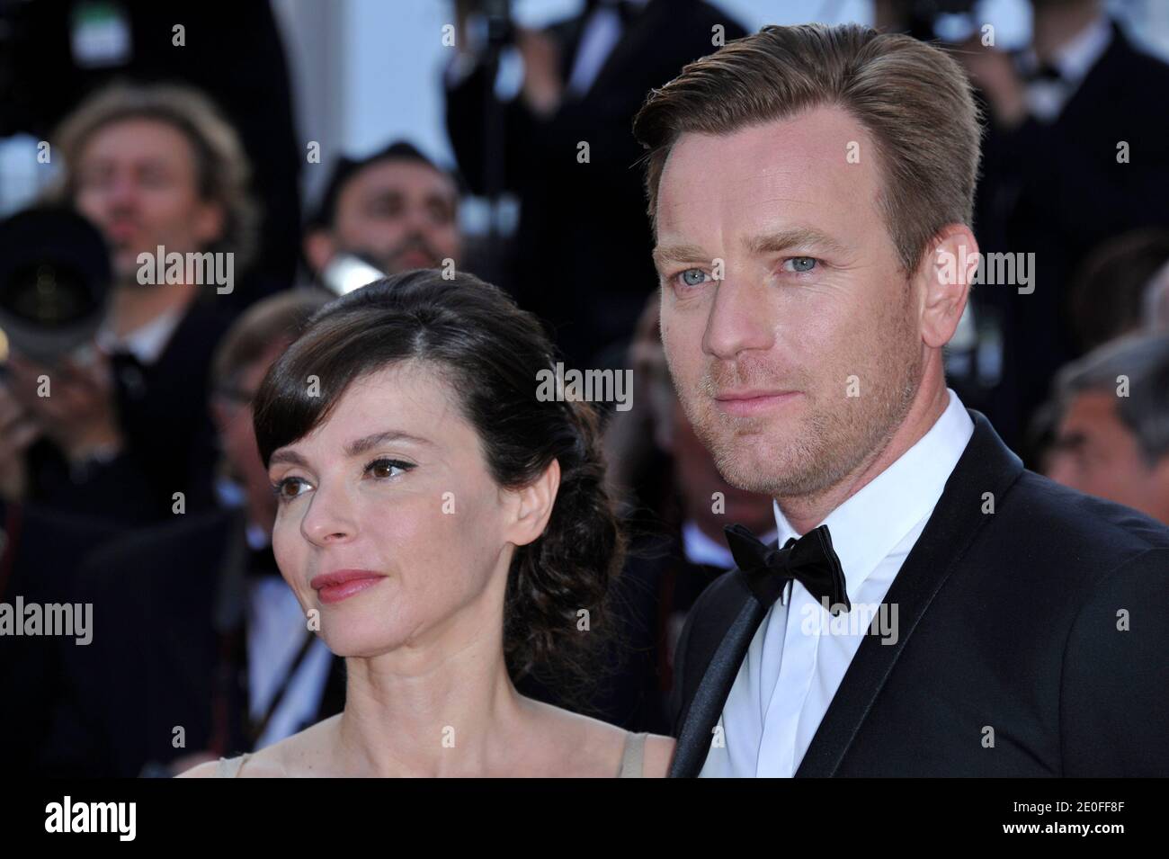 Member of the jury and actor Ewan Mc Gregor with Eve Mavraki arriving at the 'On the road' premiere held at the Palais Des Festivals in Cannes, southern France, on May 23, 2012, as part of the 65th Cannes Film Festival. Photo by Aurore Marechal/ABACAPRESS.COM Stock Photo