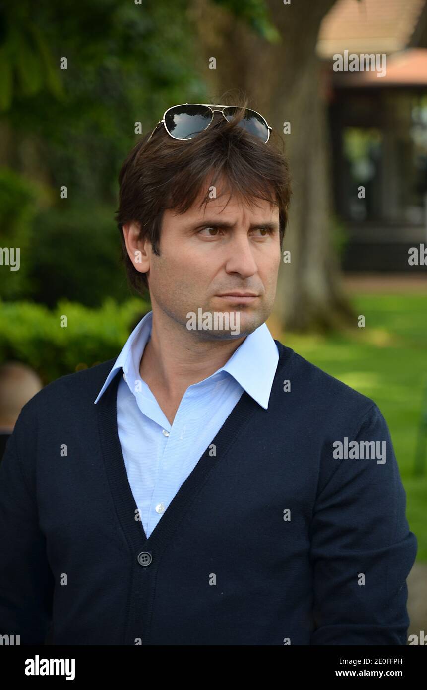 France's Fabrice Santoro during the Masters Guinot Mary Cohr tennis  tournament in Rueil-Malmaison, France on May 23, 2012. Photo by Thierry  Plessis/ABACAPRESS.COM Stock Photo - Alamy