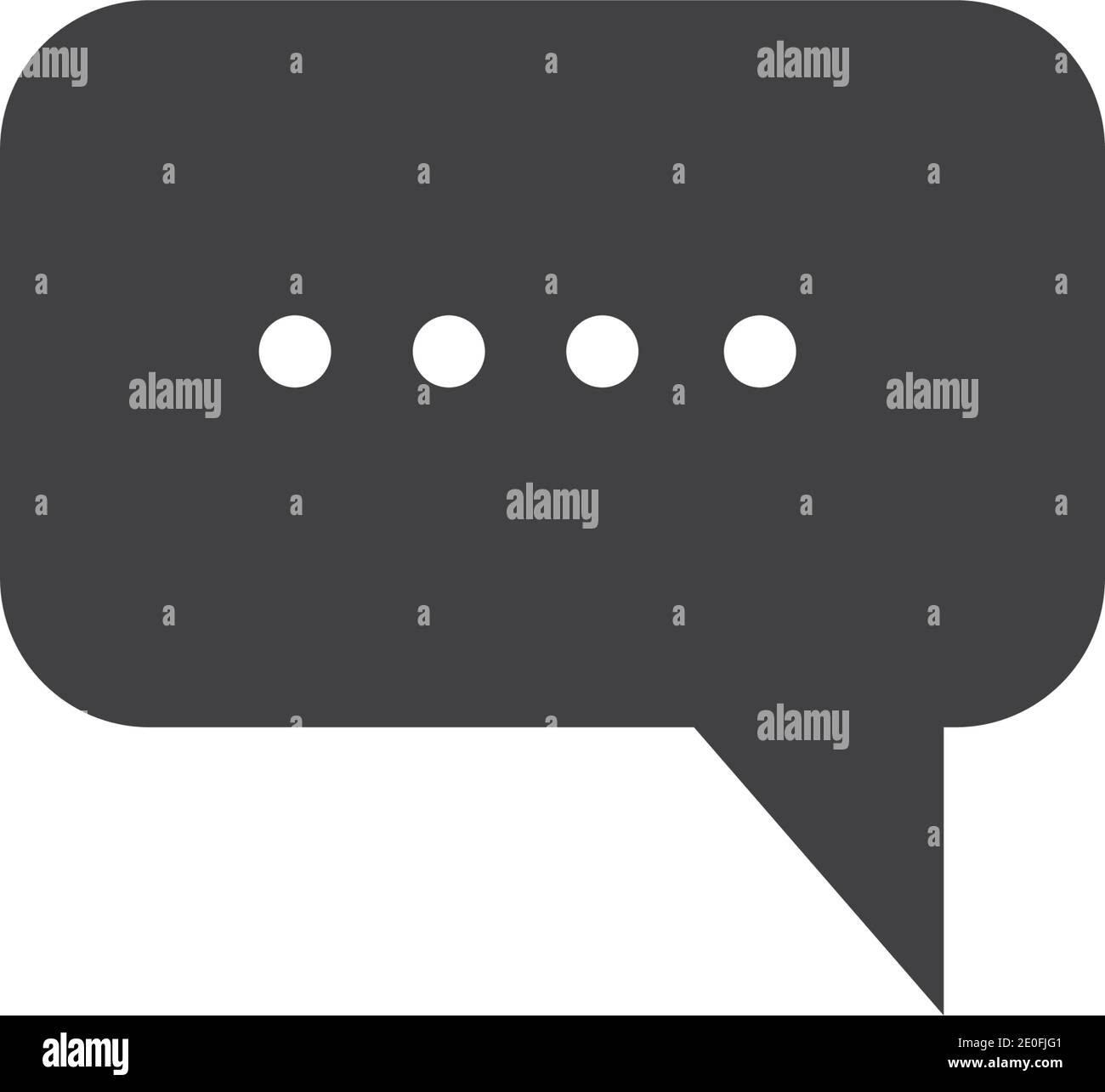 Chat Bubbles Vector Icon illustration design,Chat and Speech Bubble Icons Set Vector Stock Vector