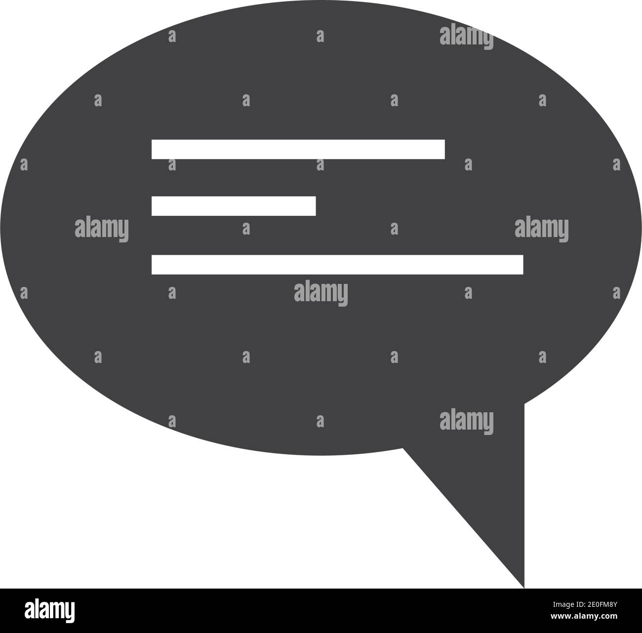 Chat Bubbles Vector Icon illustration design,Chat and Speech Bubble Icons Set Vector Stock Vector
