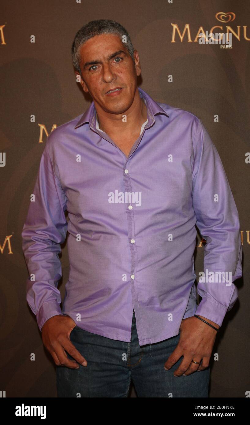 Samy Naceri attending the Magnum Cafe Ephemere opening party in Paris