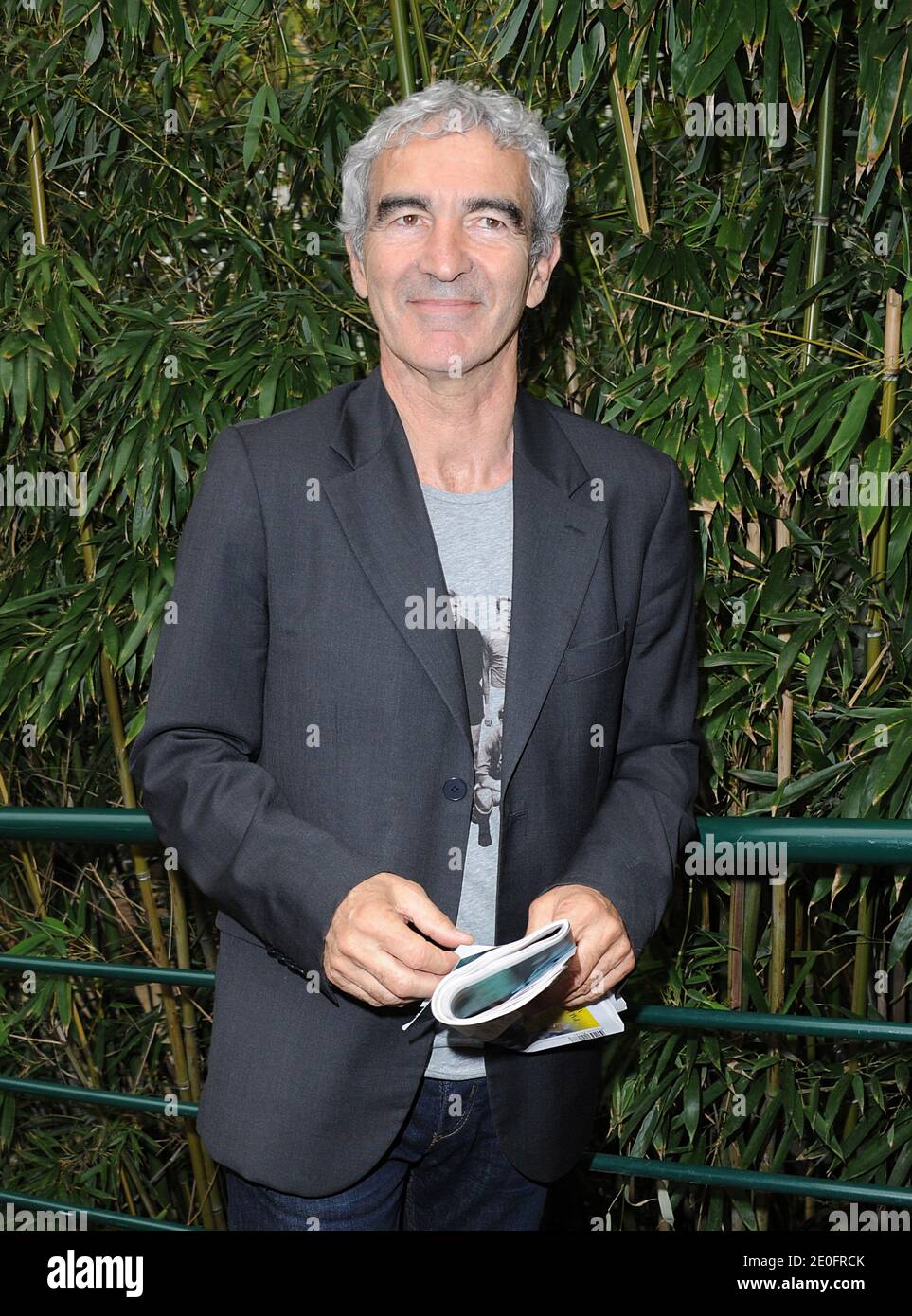 Raymond Domenech attending the French Tennis Open 2012 at Roland Garros