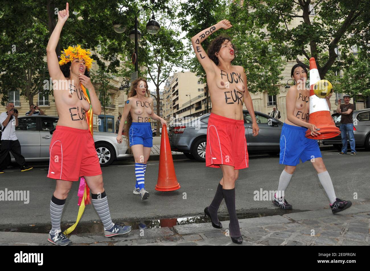 Femen group members hi-res stock photography and images - Alamy