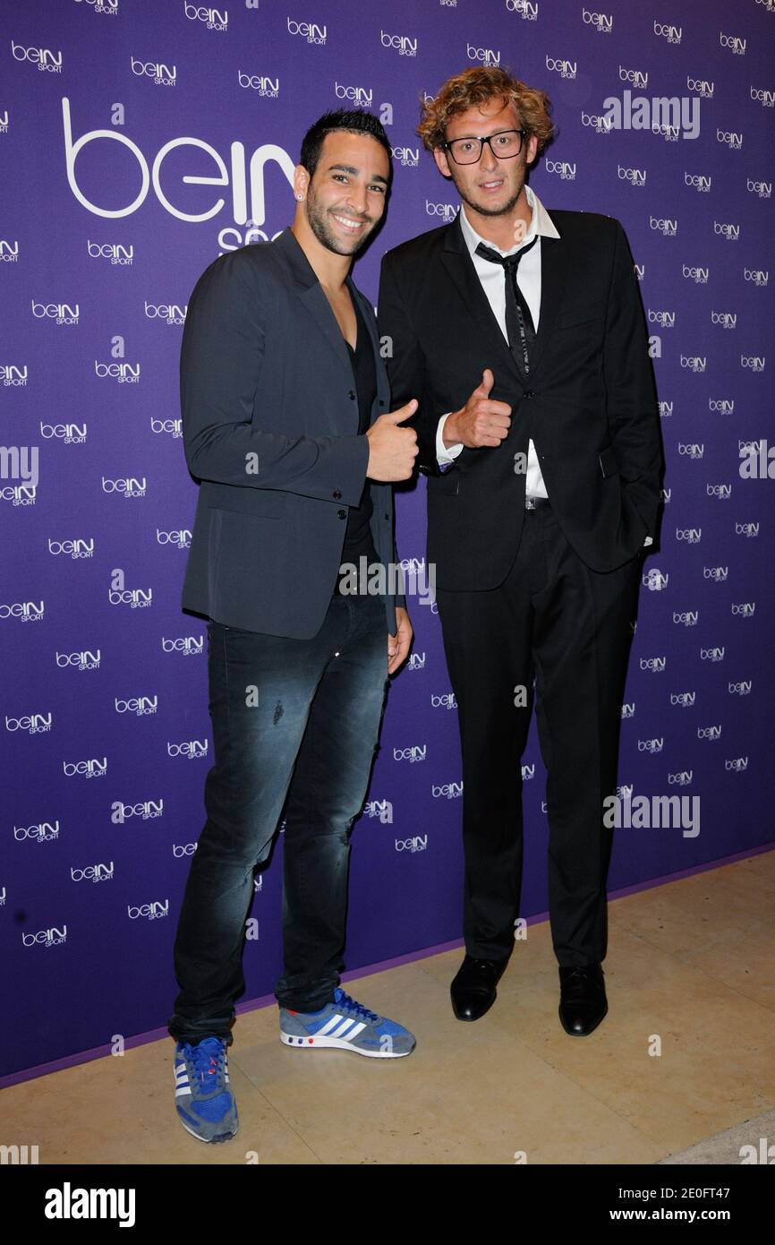 Adil Rami and Amaury Leveaux attending Bein sport tv launching party in theatre de Chaillot , in Paris, France on jun 1, 2012. Photo by Alban Wyters/ABACAPRESS.COM Stock Photo