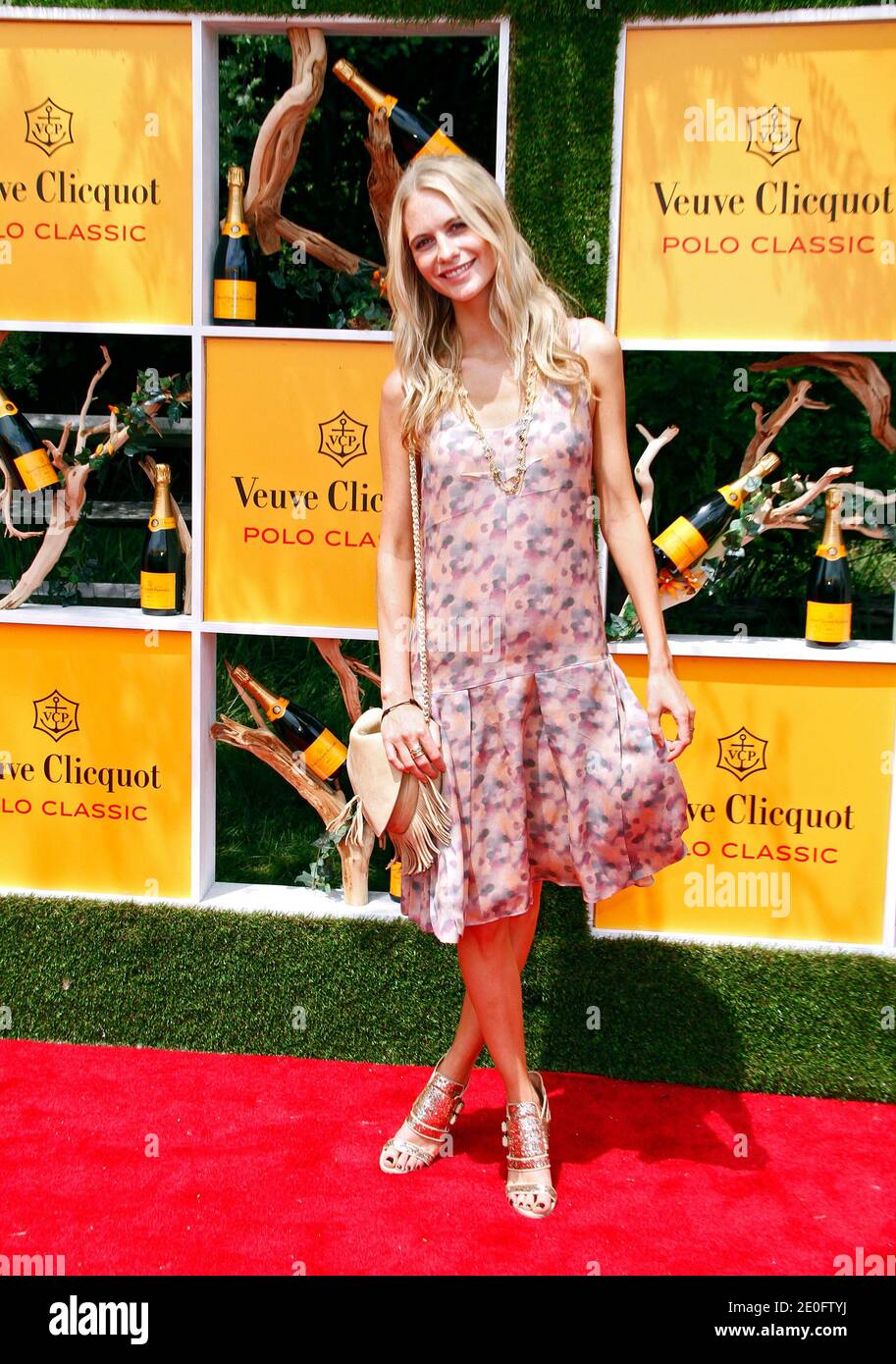 Poppy Delevigne attends the 5th Annual Veuve Clicquot Polo Classic at Liberty State Park, NJ, USA, on June 2, 2012. Photo by Donna Ward/ABACAPRESS.COM Stock Photo