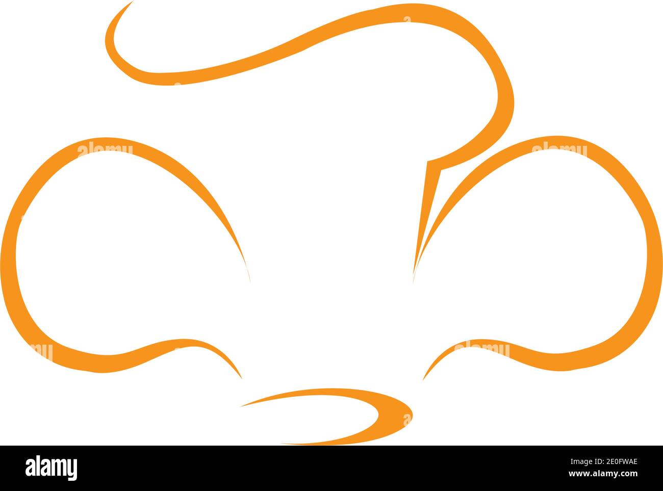 hat chef logo template vector illustration Stock Vector