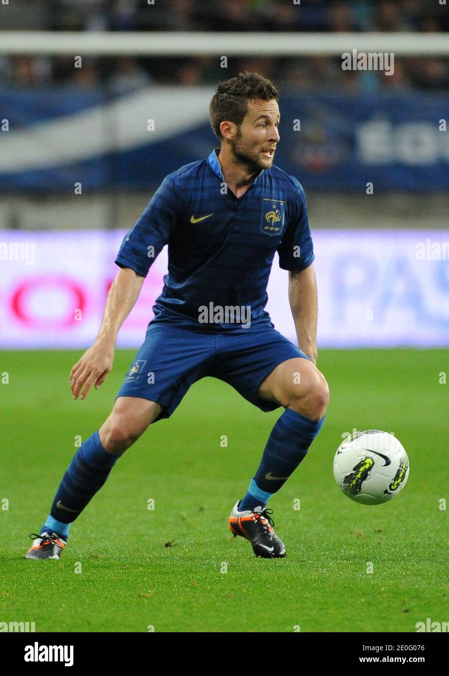 France's Yohan Cabaye during an International Friendly soccer match, France Vs Estonia at MMArena stadium in Le Mans, France, on June 5, 2012. France won 4-0. Photo by ABACAPRESS.COM Stock Photo