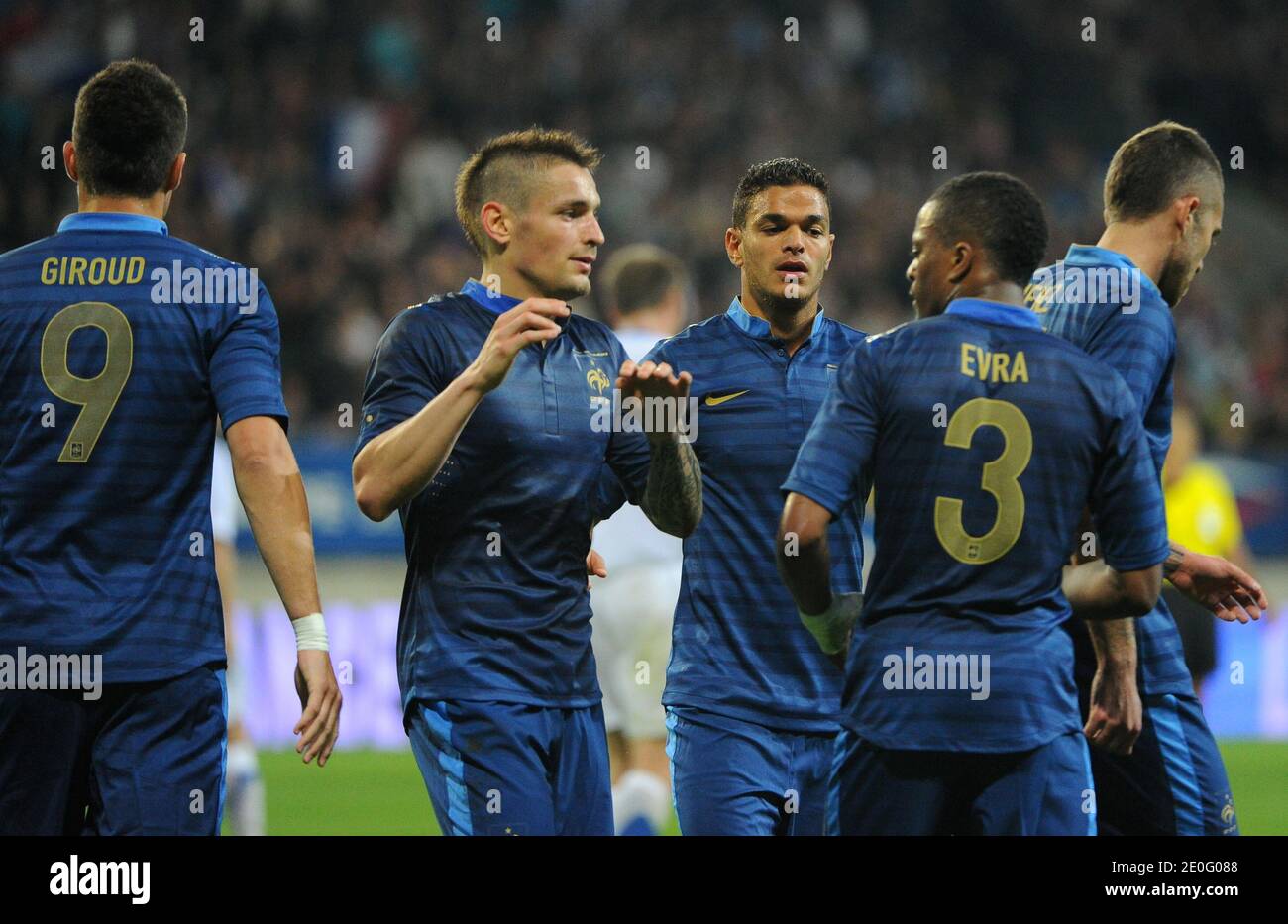 France's during an International Friendly soccer match, France Vs Estonia at MMArena stadium in Le Mans, France, on June 5, 2012. France won 4-0. Photo by ABACAPRESS.COM Stock Photo