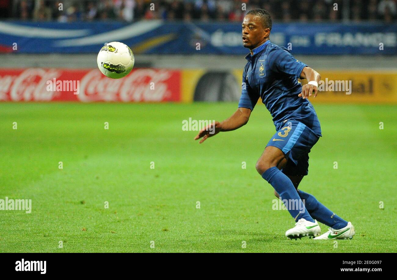 France's Patrice Evra during an International Friendly soccer match, France Vs Estonia at MMArena stadium in Le Mans, France, on June 5, 2012. France won 4-0. Photo by ABACAPRESS.COM Stock Photo