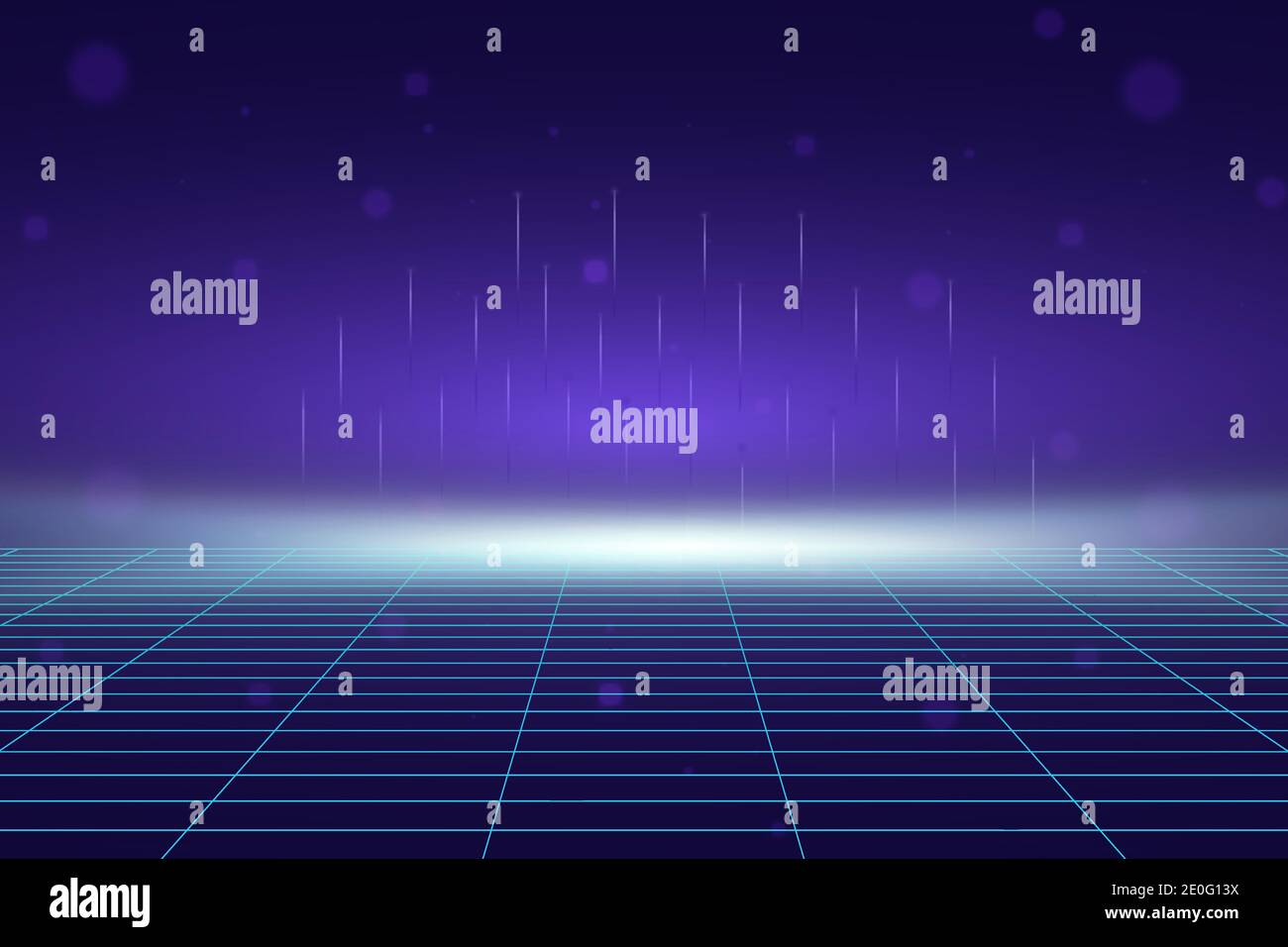 Modern blue techonology futuristic background Stock Vector