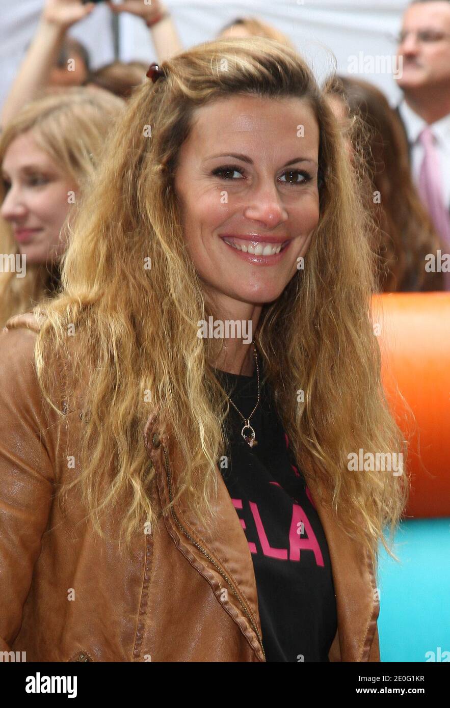 Sophie Thalmann during the ELA (European Leucodystrophy Association), 'Mets tes  baskets' event in Paris, France on June 7, 2012. Photo by Marco  Vitchi/ABACAPRESS.COM Stock Photo - Alamy