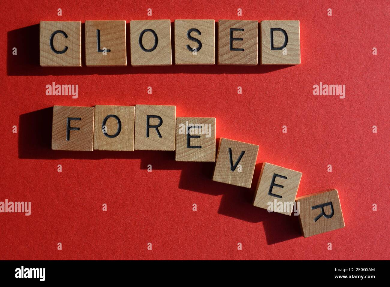 Closed forever hi res stock photography and images Alamy