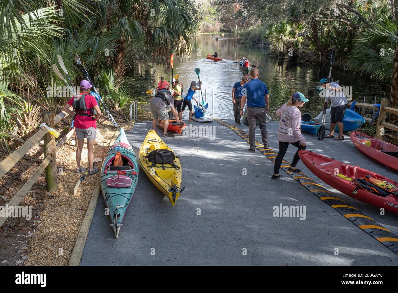 Silver Springs State Park Kayak, canoe, paddle board Launch to the