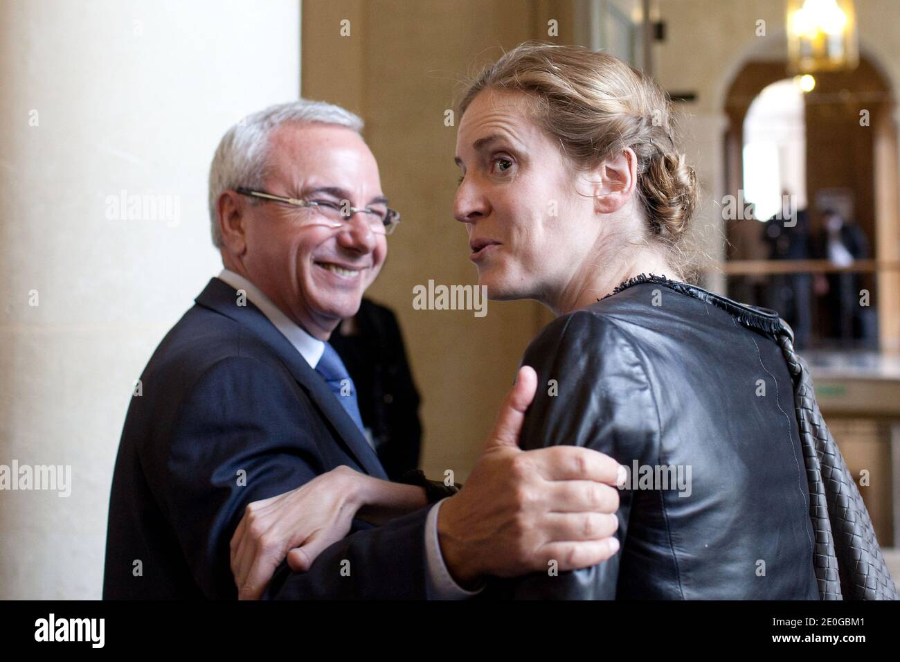 French newly-elected UMP Jean Leonetti and Nathalie Kosciusko-Morizet is  pictured at the French national assembly in Paris, France on June 19, 2012.  Photo by Stephane Lemouton/ABACAPRESS.COM Stock Photo - Alamy