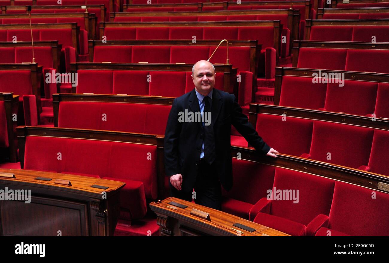 Exclusive. French newly-elected socialist MP Bruno Le Roux poses in the ...