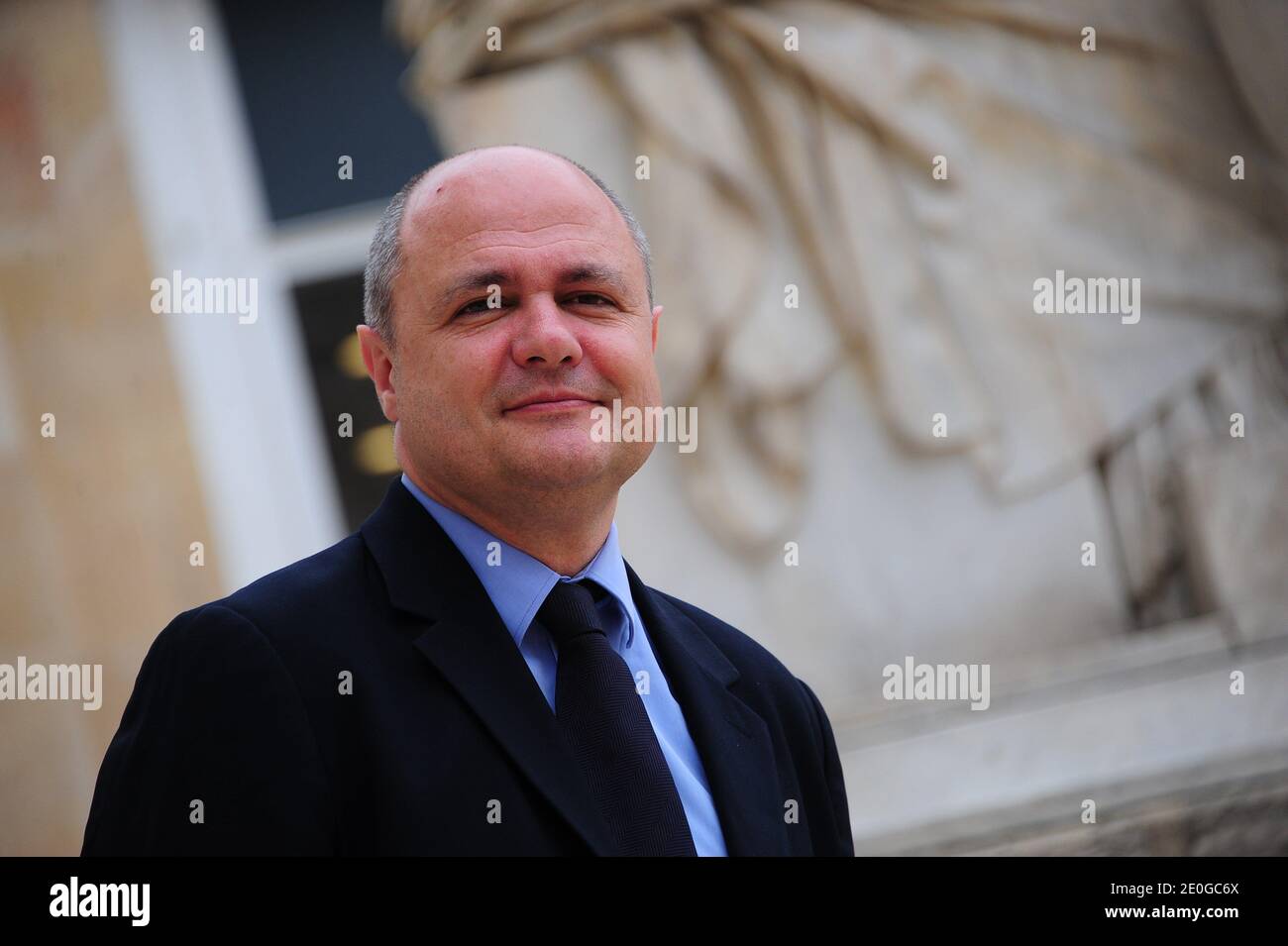 Exclusive. French newly-elected socialist MP Bruno Le Roux poses at the ...