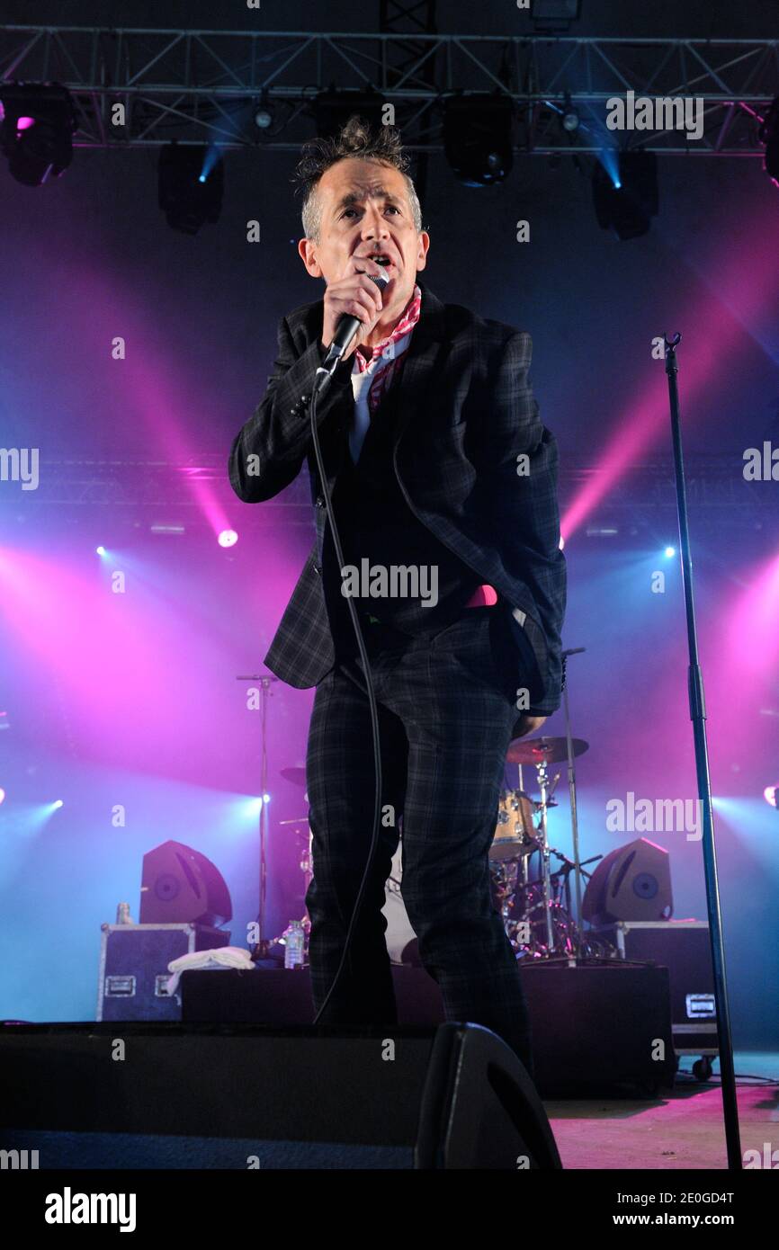 Didier Wampas performing live at the annual AIDS charity and fundraising Music Festival 'Solidays', held at Longchamp racetrack in Paris, France, on June 22, 2012. Photo by Alban Wyters/ABACAPRESS.COM Stock Photo