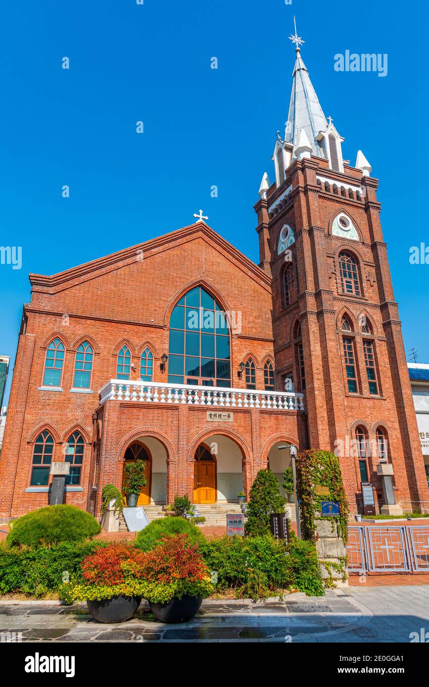 The First Presbyterian Church of Daegu, Republic of Korea Stock Photo