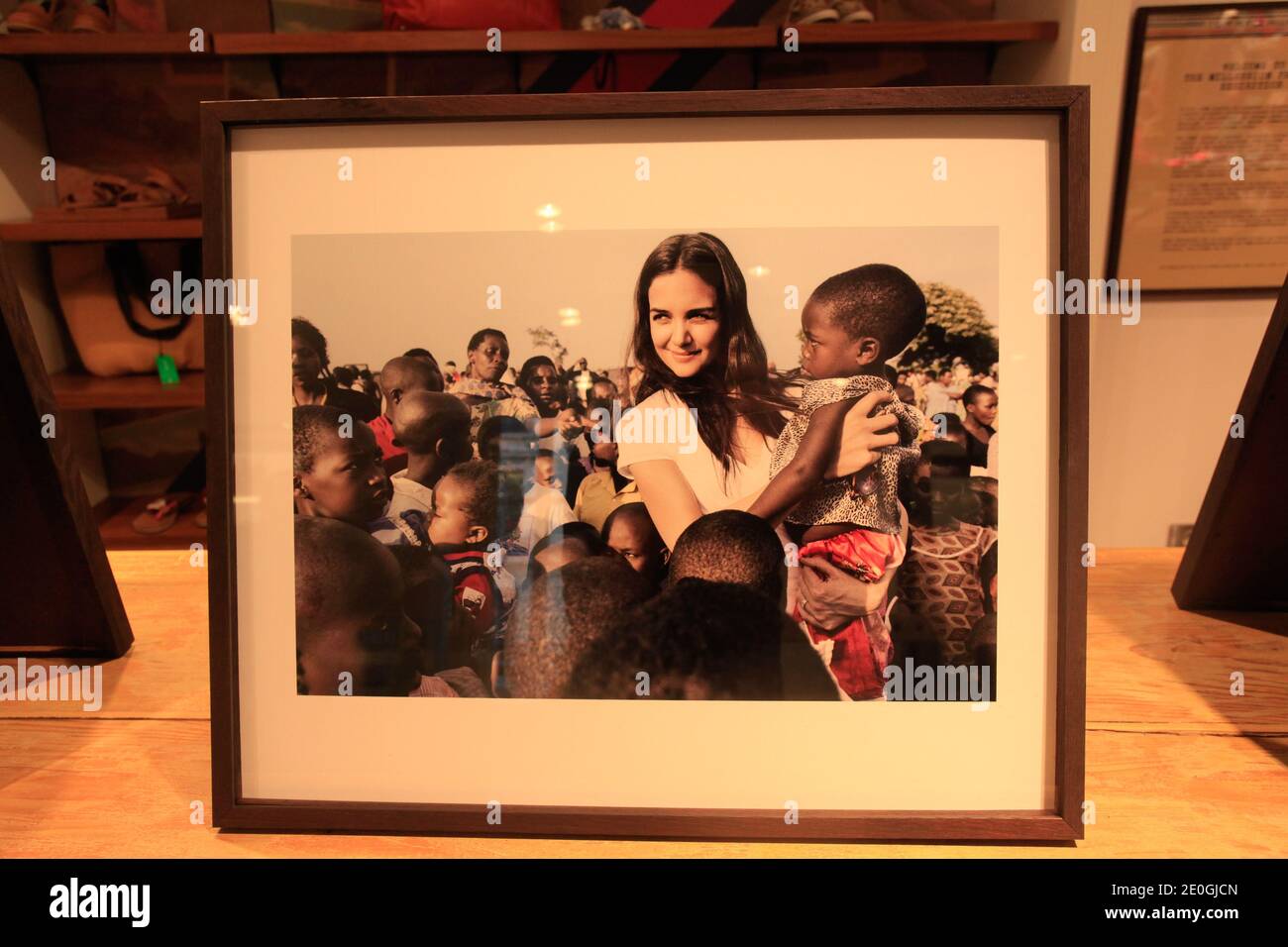 Atmosphere during 'The Promise Collection' launch at Tommy Hilfiger Champs- Elysees flagship store in Paris, France on April 26, 2012. The Promise  Collection aims to drastically reduce poverty in Africa within 2015. Photo