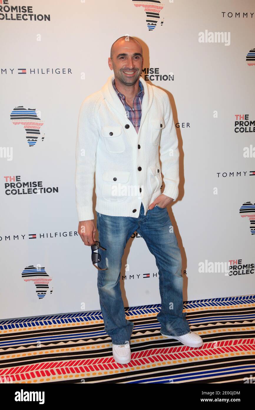 Jerome Alonzo attends 'The Promise Collection' launch at Tommy Hilfiger Champs-Elysees flagship store in Paris, France on April 26, 2012. The Promise Collection aims to drastically reduce poverty in Africa within 2015. Photo by ABACAPRESS.COM Stock Photo