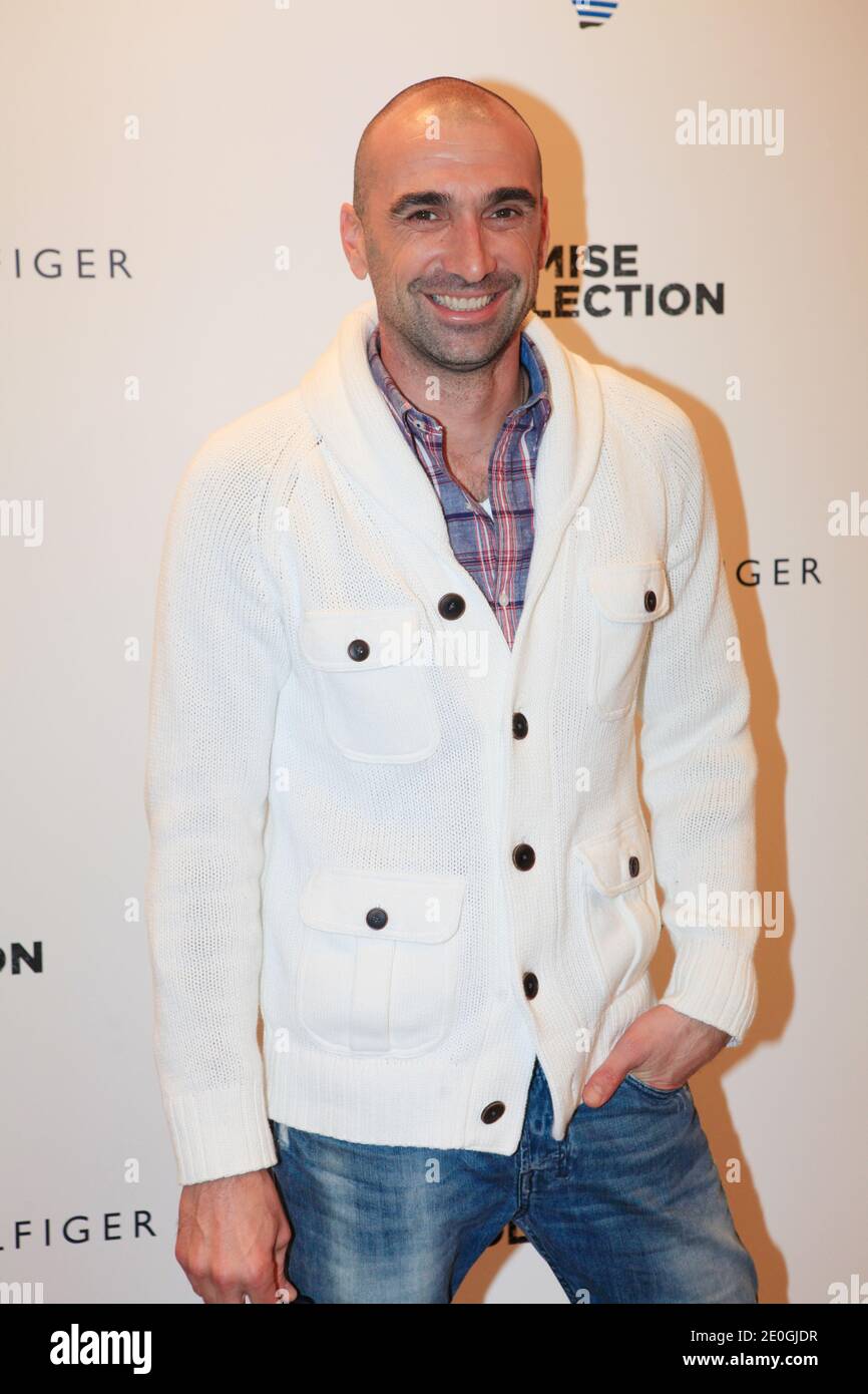 Jerome Alonzo attends 'The Promise Collection' launch at Tommy Hilfiger Champs-Elysees flagship store in Paris, France on April 26, 2012. The Promise Collection aims to drastically reduce poverty in Africa within 2015. Photo by ABACAPRESS.COM Stock Photo