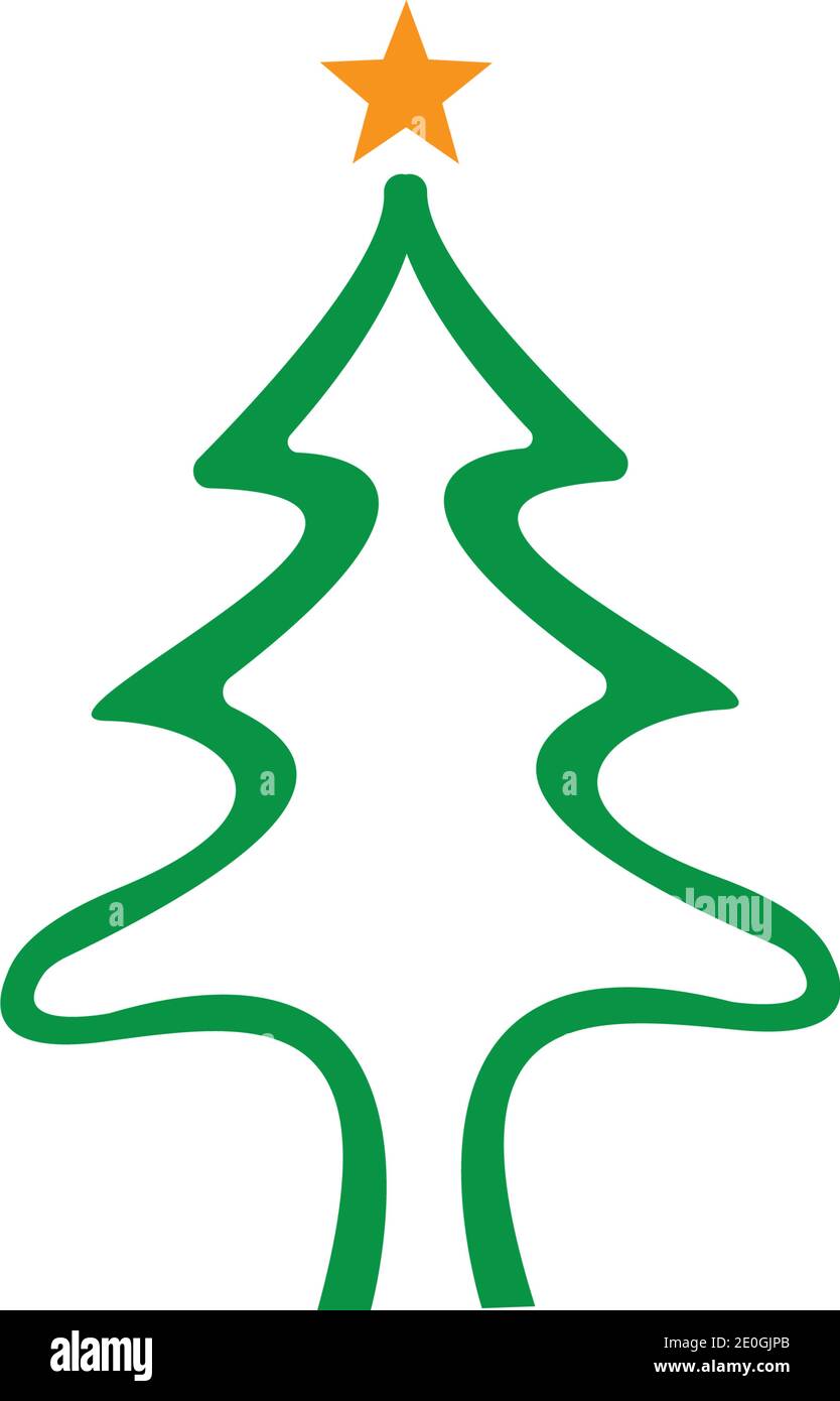 Christmas tree Vector Illustration Stock Vector Image & Art - Alamy