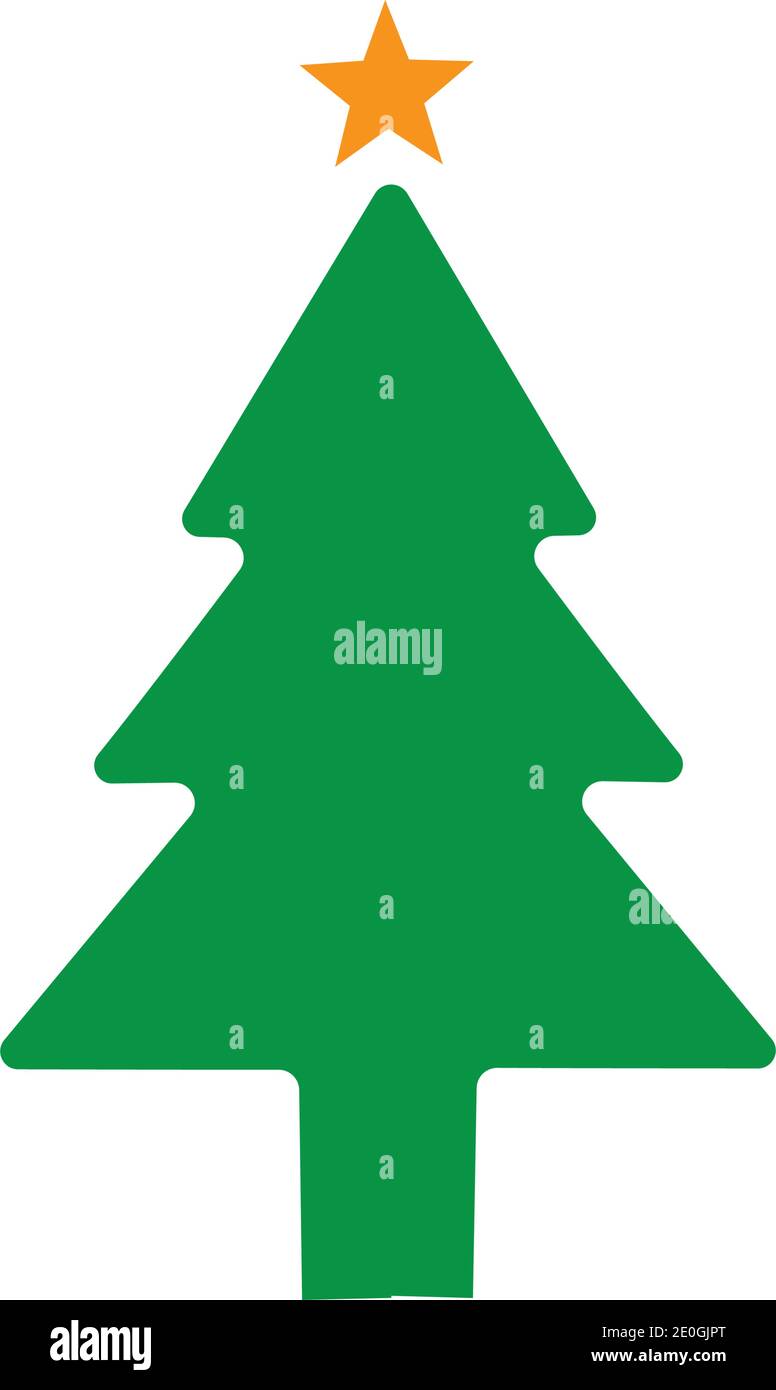 Christmas tree Vector Illustration Stock Vector Image & Art - Alamy