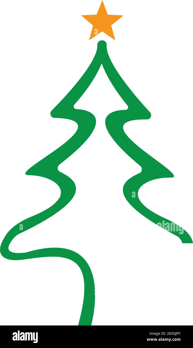 Christmas tree Vector Illustration Stock Vector Image & Art - Alamy