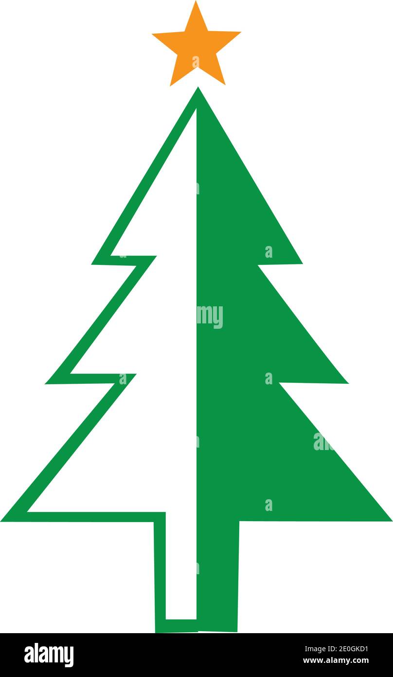 Christmas tree Vector Illustration Stock Vector Image & Art - Alamy