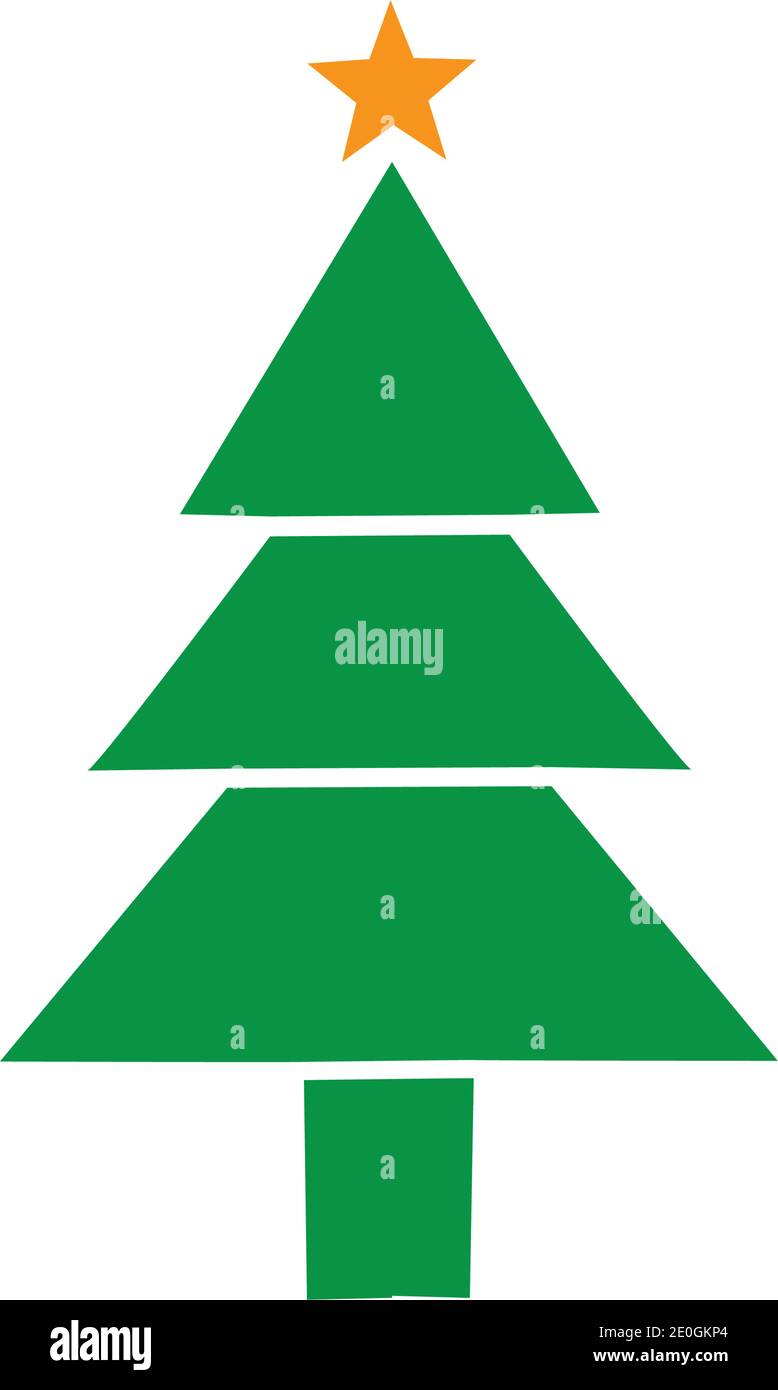 Christmas tree Vector Illustration Stock Vector Image & Art - Alamy