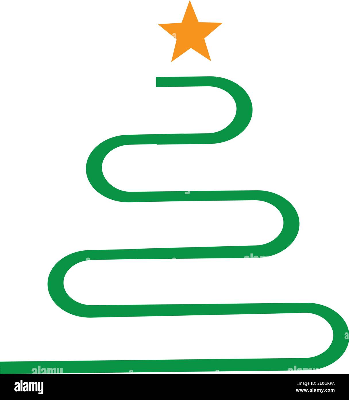 Christmas tree Vector Illustration Stock Vector Image & Art - Alamy