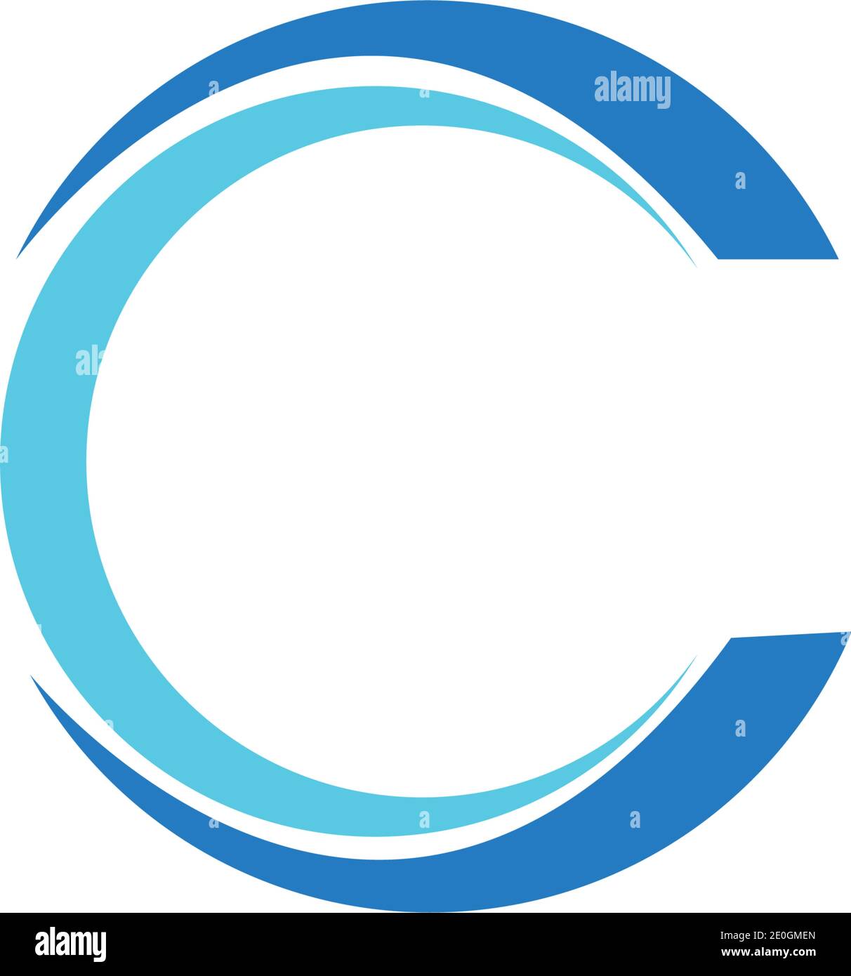 C Letter Logo Template vector icon design Stock Vector Image & Art - Alamy